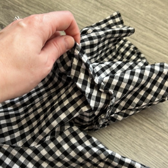 Mirabilia | Black and White Buffalo Check Top - Picture 3 of 5